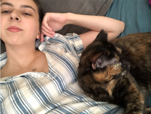 cat urinating on the bed, peeing outside the litter box, Boston, Massachusetts — cat client, Alana Stevenson, review